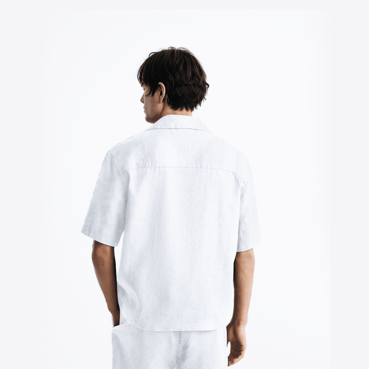 Roar & Roses - White Half Sleeve Summer Shirts for Men - Naymish Designs