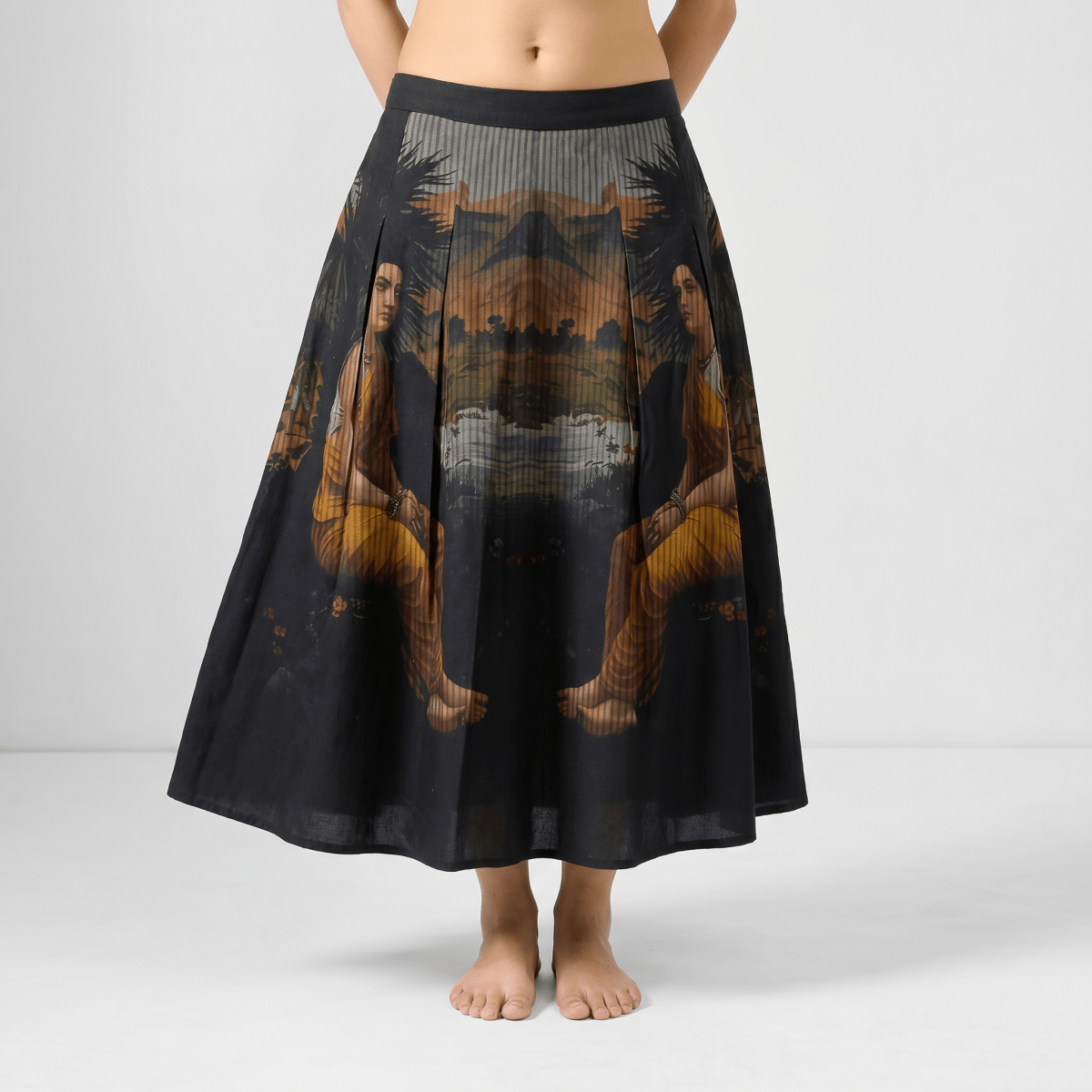 RRV Seetha Set - Shirt & Skirt - Naymish Designs