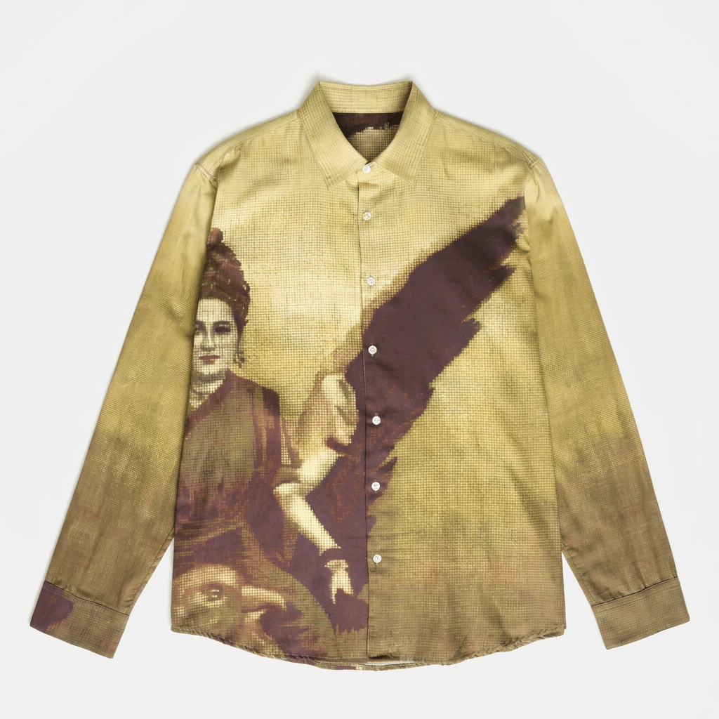 Saraswathi Shirt Men - Luxury Designer Shirt | Soft Cotton or Pure Linen | Partywear shirt for Men - Naymish Designs