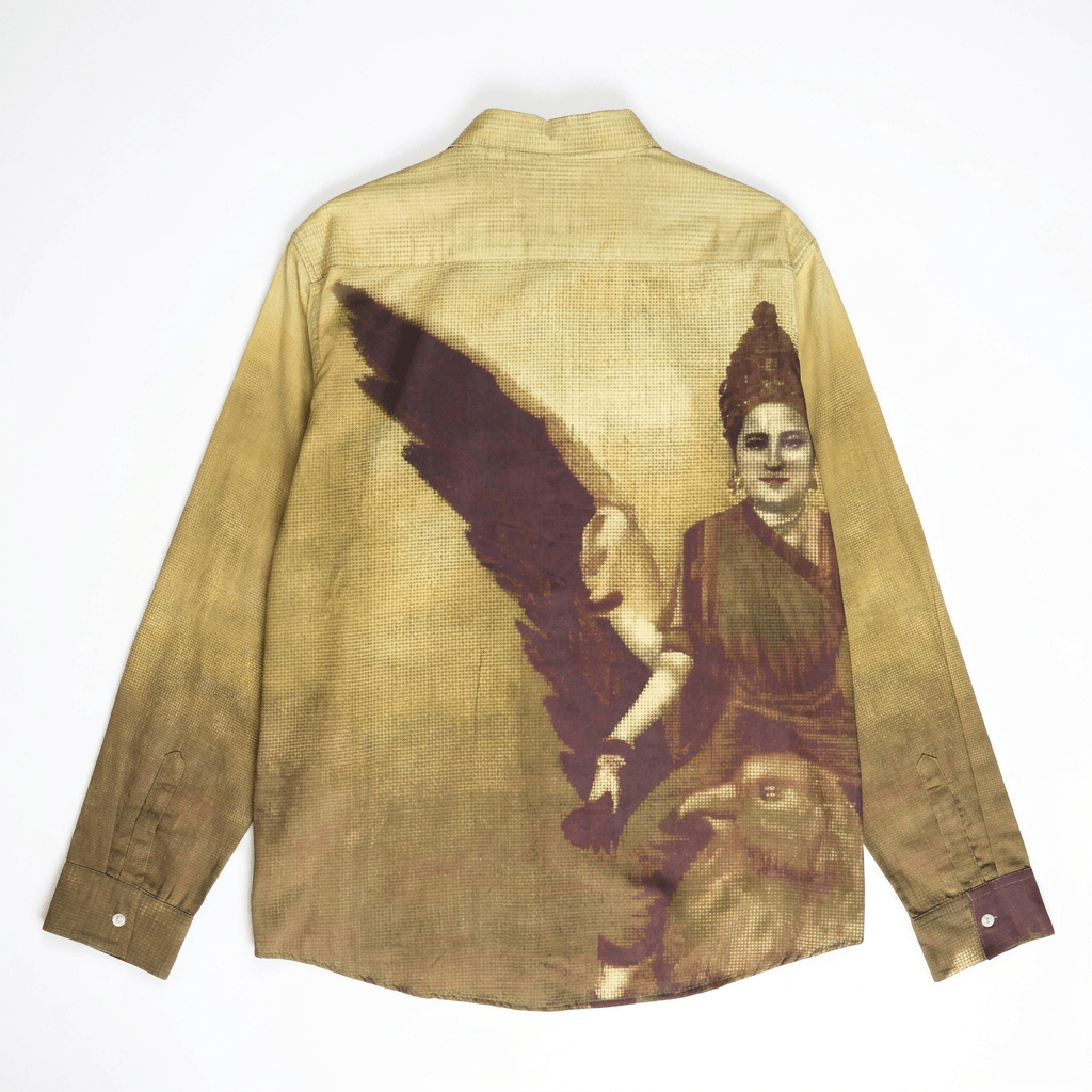 Saraswathi Shirt Men - Luxury Designer Shirt | Soft Cotton or Pure Linen | Partywear shirt for Men - Naymish Designs
