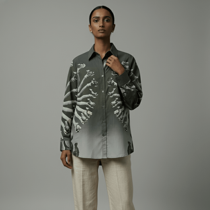 SB Shirt for Women - Luxury Designer | Soft Cotton or Pure Linen - Naymish Designs