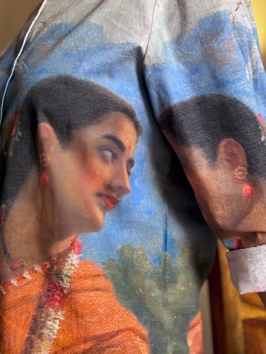 Shakuntala Shirt - Women - Brown - Giza Cotton - Naymish Designs