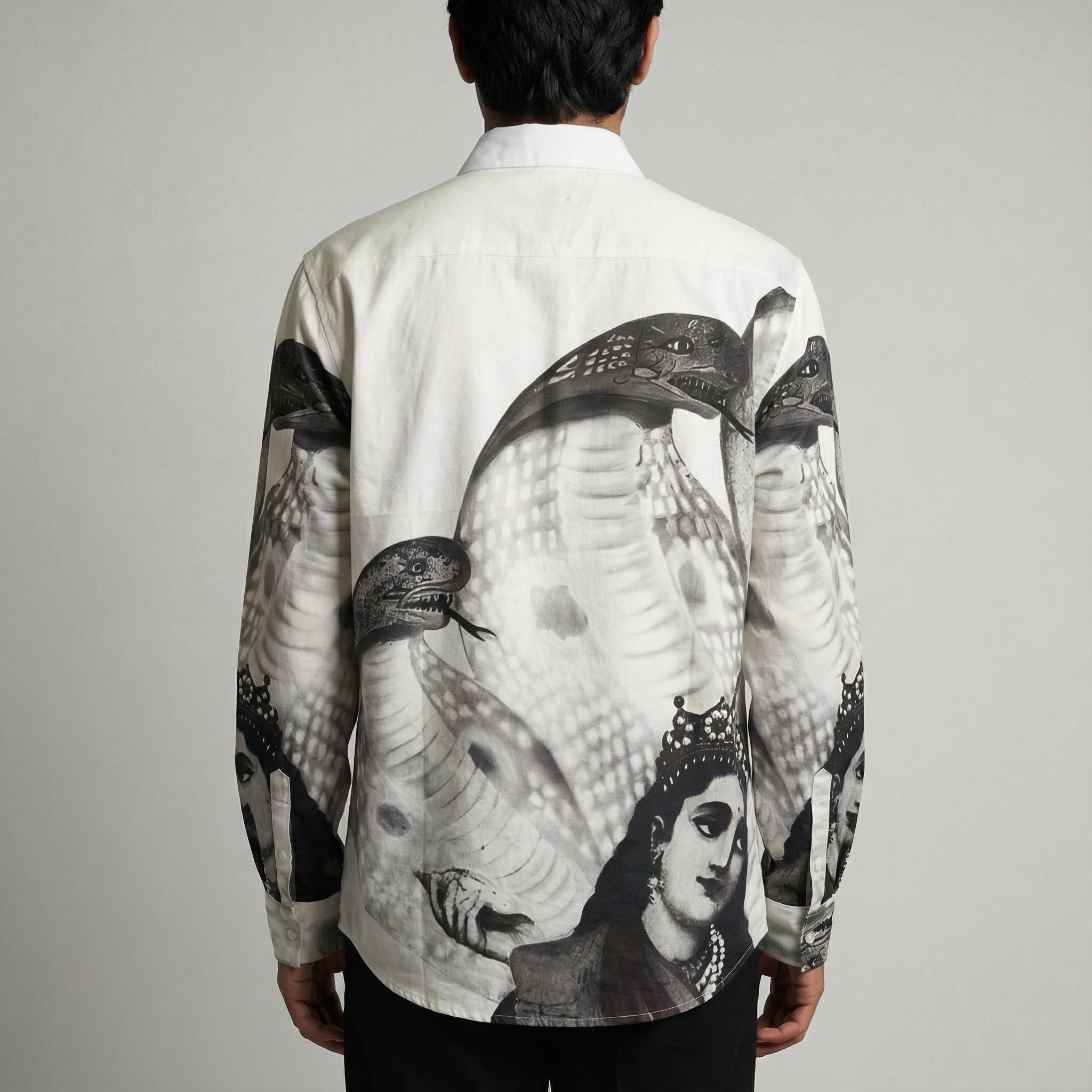 Sheshnag - Luxury Designer Shirt | Soft Cotton or Pure Linen | Partywear shirt for Men