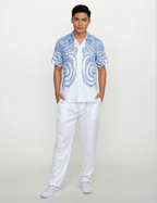 Song of River White Luxury Shirts for Men - Naymish Designs