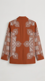Terra Rangoli blazer flat back