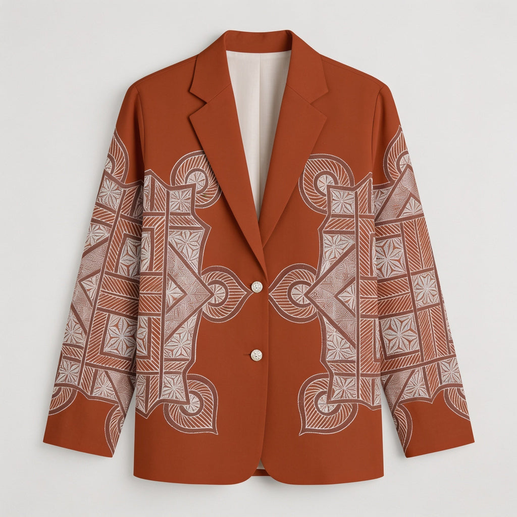 Terra Rangoli blazer flat front