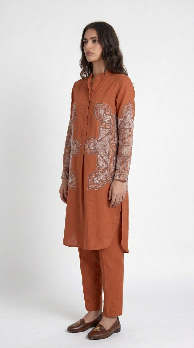 Terra Rangoli kurta women side