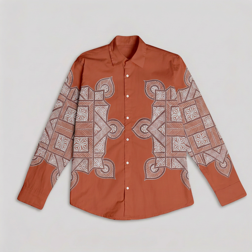 Terra Rangoli shirt flat front