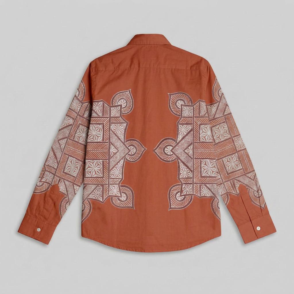 Terra Rangoli shirt flat back