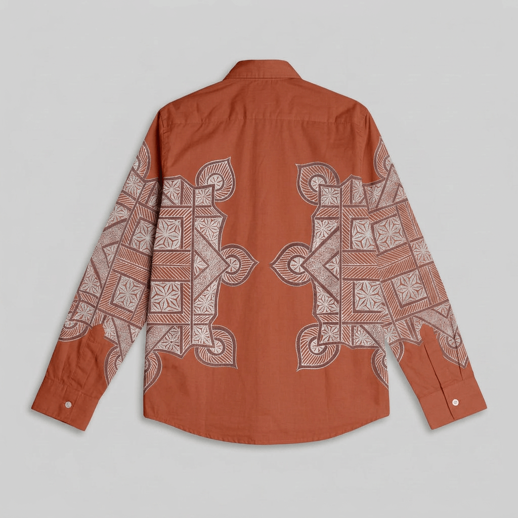 Terra-Rangoli-Shirt-Women - Naymish Designs
