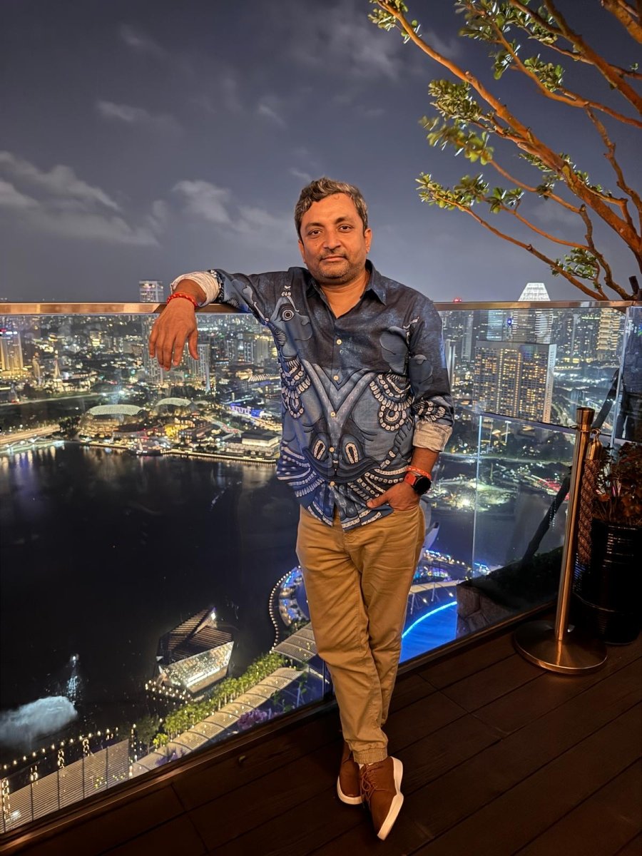 Vanaryugalam Men Shirt Blue in Soft Cotton or Premium Linen - Naymish Designs