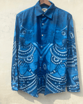 Vanaryugalam Men Shirt Blue in Soft Cotton or Premium Linen - Naymish Designs