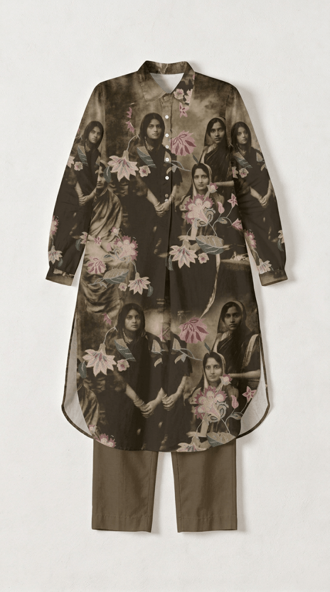 Vintage Family Kurta Women - Naymish Designs