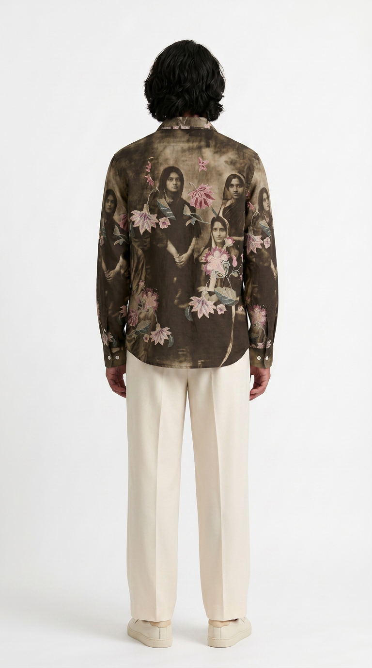 Vintage Family Shirt Men back view