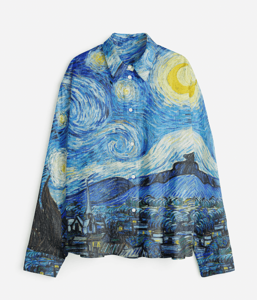 Women Shirt - Starry Nights by Vincent Van Gogh - Naymish Designs